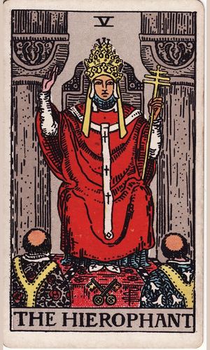 The Hierophant — V